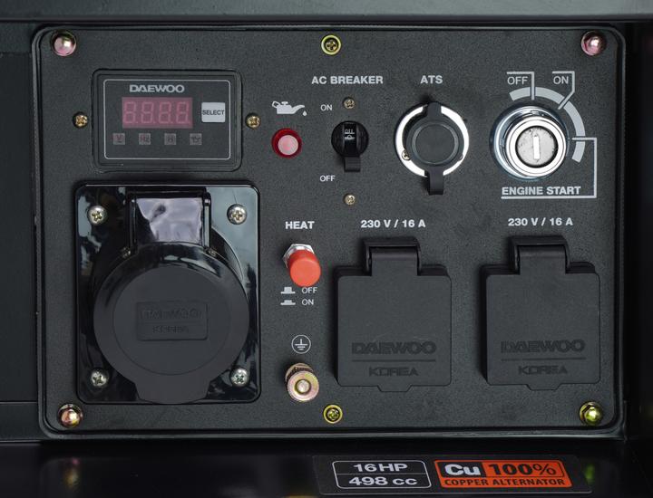 Actual product image Daewoo Power Products Diesel generator (6000 W, 14 l)