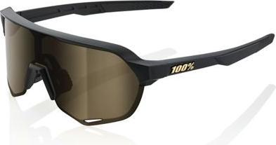 Image du produit 100% S2 Matte Black Soft Gold Mirror Lens (Noir mat, Or)