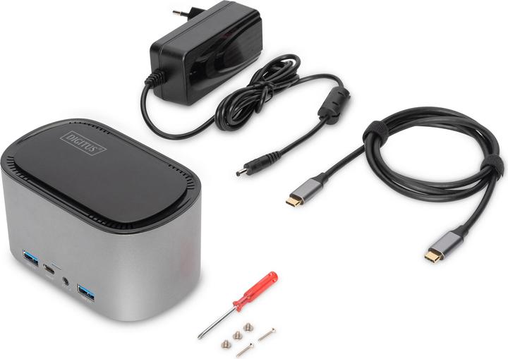 Produktbild Digitus DA-70889 11-Port-USB-C-Dock mit SSD-Gehäuse (Docking Port, 4 Ports)