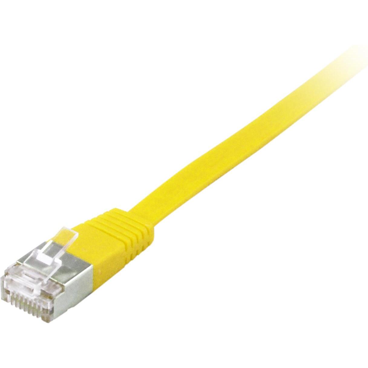 equip Cat. U/FTP Flat Patchkabel (U/FTP, CAT6a, 0.50 m), Netzwerkkabel