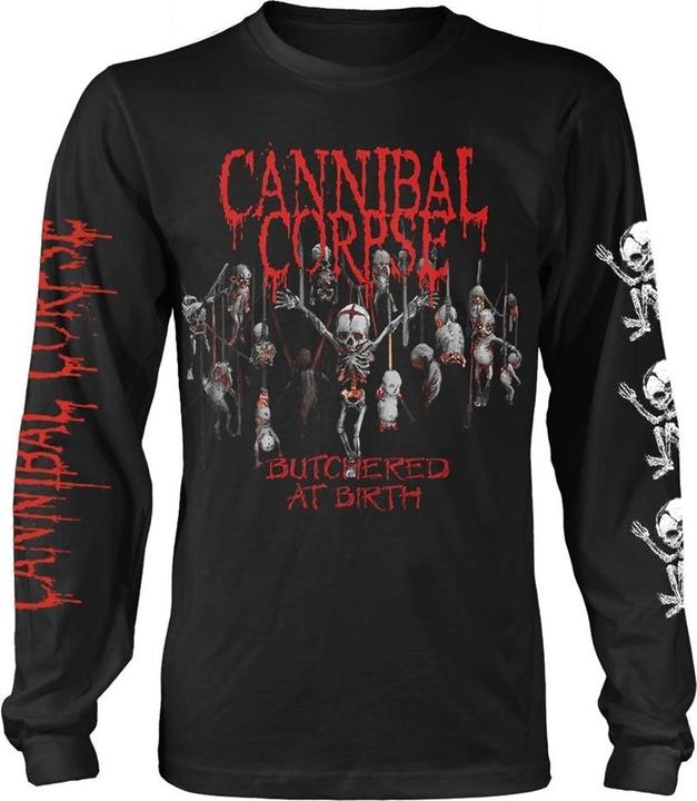 Produktbild Cannibal Corpse Butchered At Birth Baby TShirt Langärmlig (XXL)