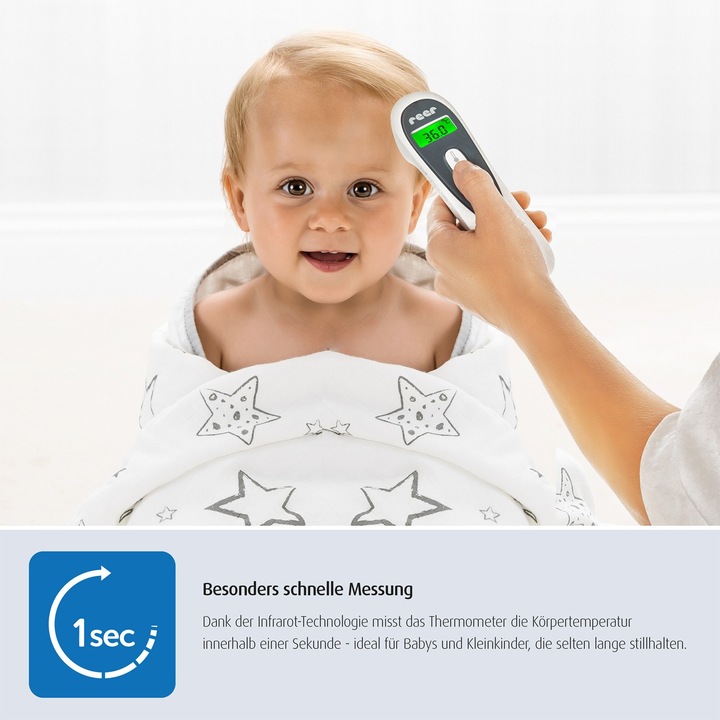 Productafbeelding Reer Kleur SoftTemp 3in1 Contactloze Infrarood Thermometer (Voorhoofd, Contactloos)