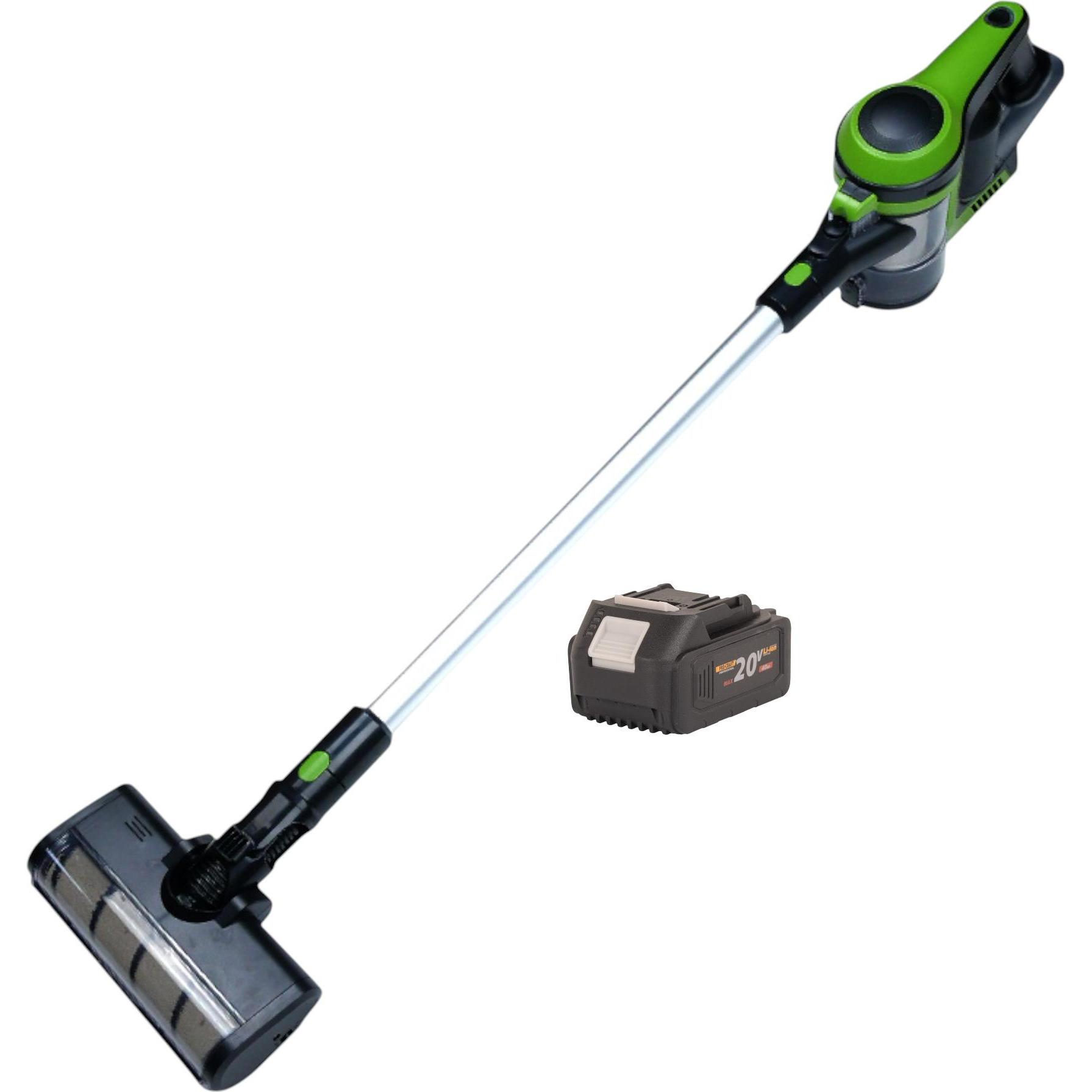 Procraft VP30 Akku Stielstaubsauger 20 V 0,8 l Brushless + 1x Akku 4,0 Ah - ohne Ladegerät, Aspirapolvere