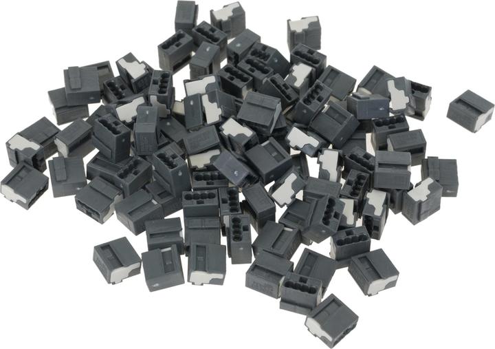 Actual product image Wago plug-in terminal Micro-Wago 4-fold black