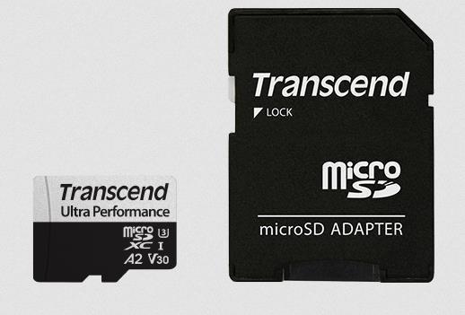 Produktbild Transcend SD microSD Card SDXC USD340S w/adapter (64 GB, microSDXC, U3, UHS-I)
