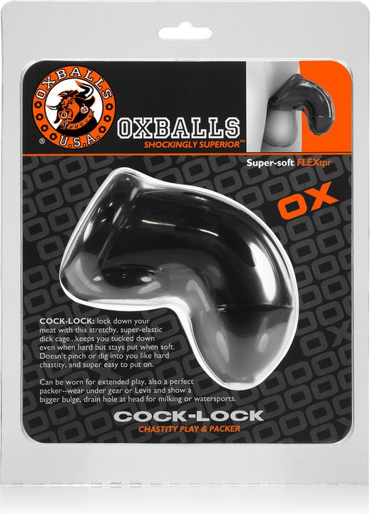 Image du produit GayStore Cocklock Chastity Cage/ Packer noir