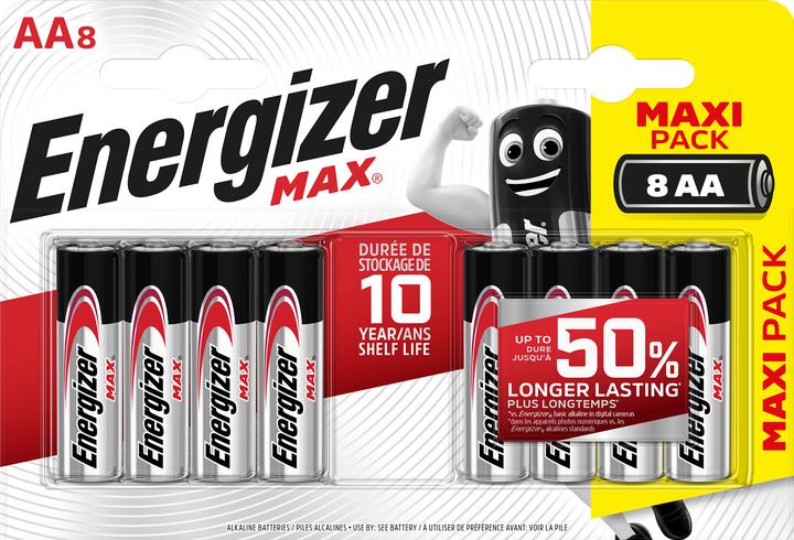 Image du produit Energizer DUPLIKAT Max Alcaline (8 pcs, AA, 2700 mAh)
