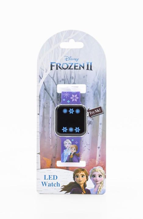 Produktbild Accutime LED-Kinderuhr Disneys Die Eiskönigin (lila), Digitaluhr mit LED-Anzeige für Uhrzeit und Dat (Digitaluhr, 35 mm)