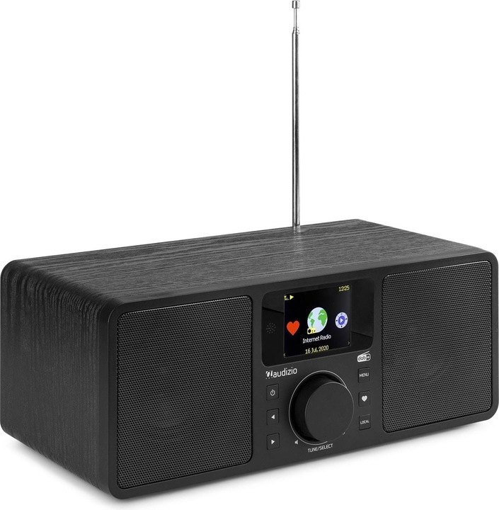 Produktbild Audizio Internet Radio Rome Schwarz (DAB+, Internetradio, FM, Bluetooth)