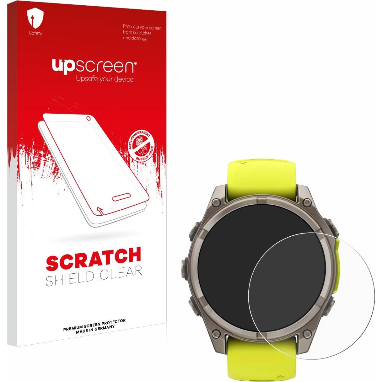 upscreen Schutzfolie Displayschutz Displayschutzfolie Folie Klar Transparent, Smartwatch Schutzfolie, Transparent