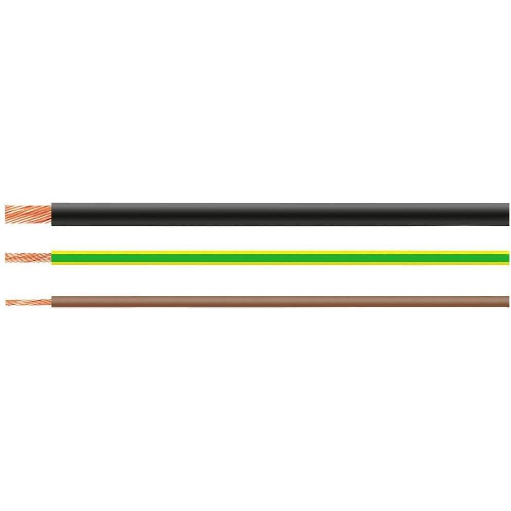 Helukabel, Kabelleitung, H 07 V-K Ring 1x1.5qmm Dunkelblau-WeissEinzelader PVC 29397 (100 m)