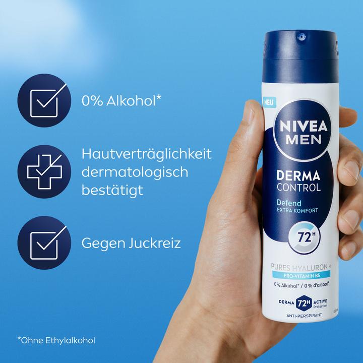 Image du produit NIVEA MEN MEN Deo Derma Control Defend Spray 150 ml (Spray, 150 ml)