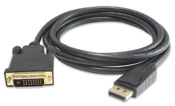 Produktbild PremiumCord KPORTADK02-02 video cable adapter DisplayPort DVI Black (2 m, DisplayPort)