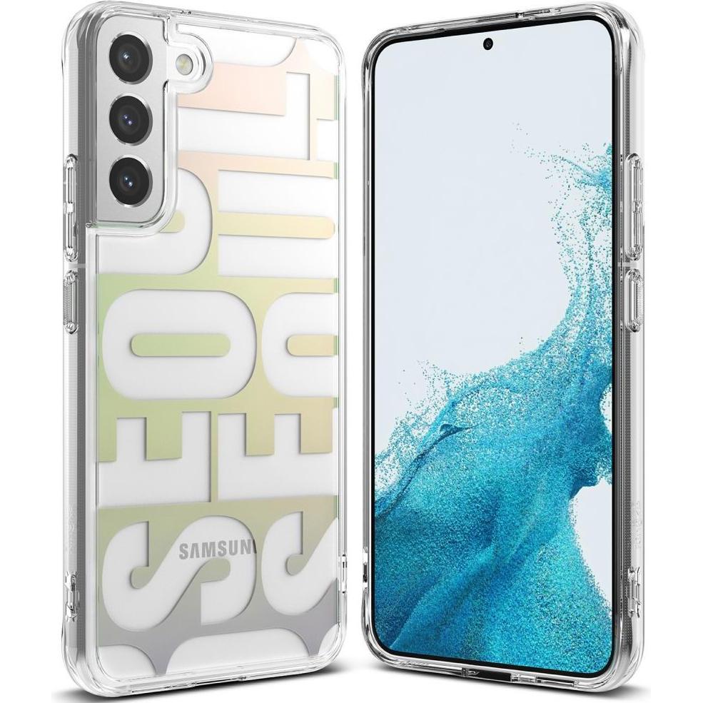 Thumbnail - Ringke Fusion Design Armored Case Cover with Gel Frame for Samsung Galaxy S22 + (S22 Plus) Clear (Se (Samsung Galaxy S22...