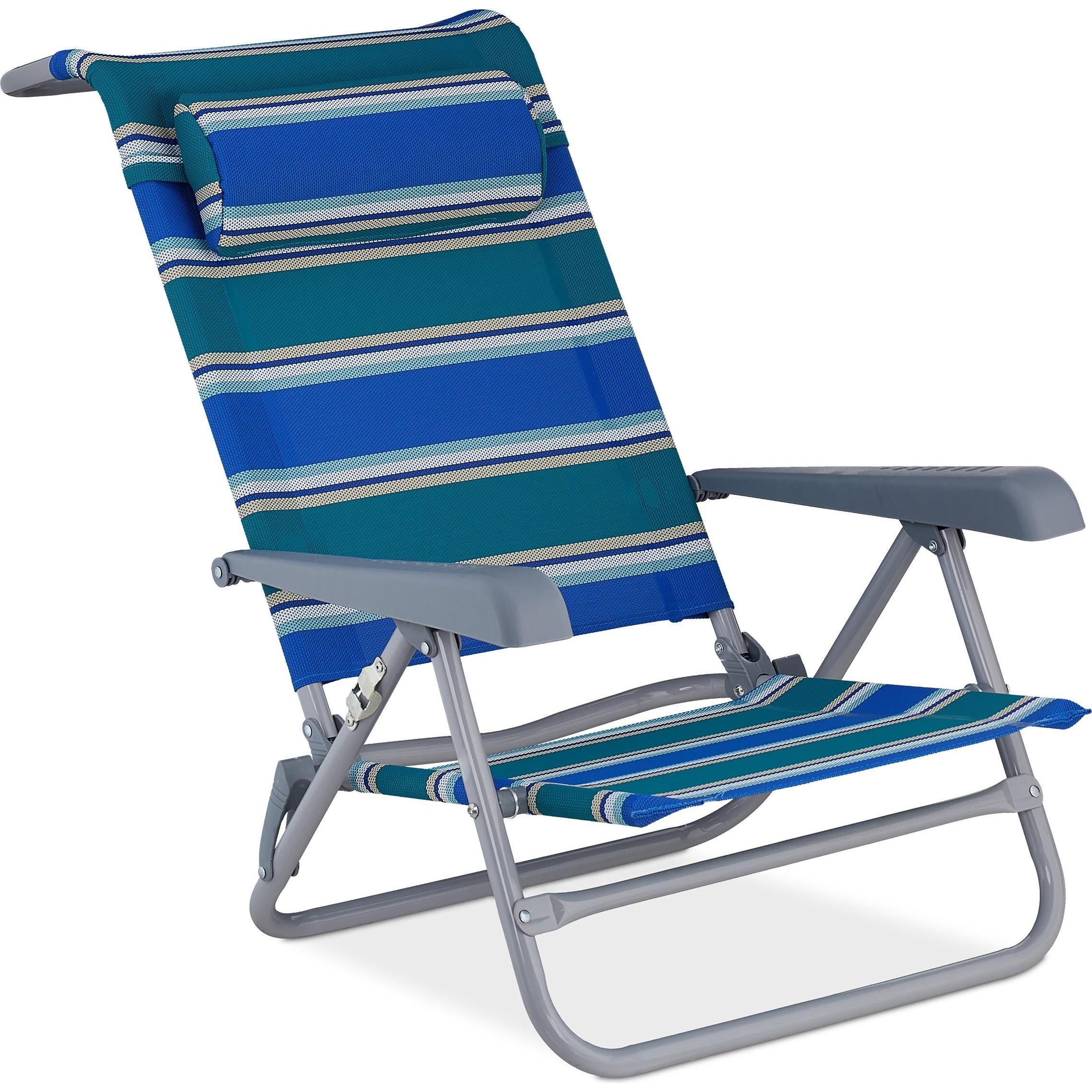 Relaxdays, Liegestuhl, Klappliegestuhl (85 cm)