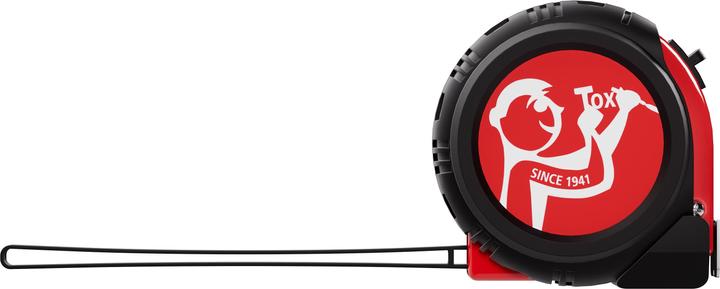 Actual product image Tox Measuring tape 5m red - Impact-resistant ABS housing (5 m)