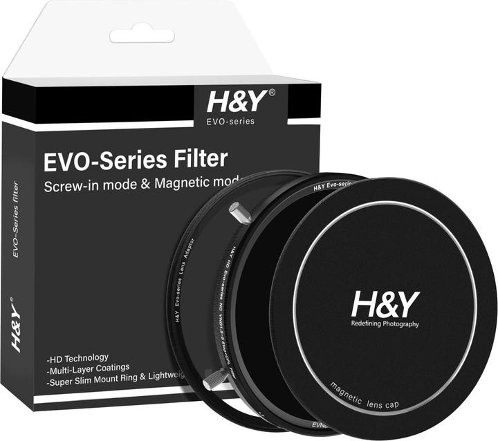 Productafbeelding H&Y HD EVO ND3-32 Filter Kit 67mm (67 mm, ND / grijsfilter, 32 mm)