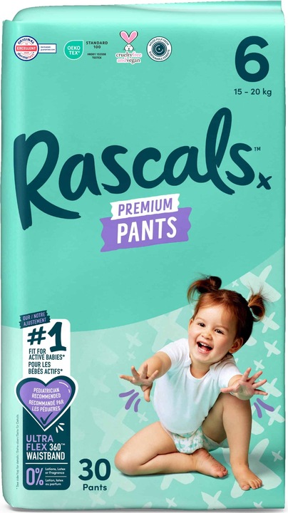 Produktbild Rascals Premium Pants (Gr. 6, Tragepack, 30 Stück)