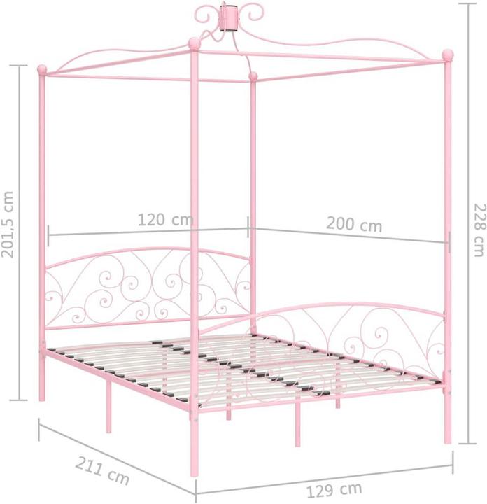 Image du produit vidaXL Bettgestell (120 x 200 cm)