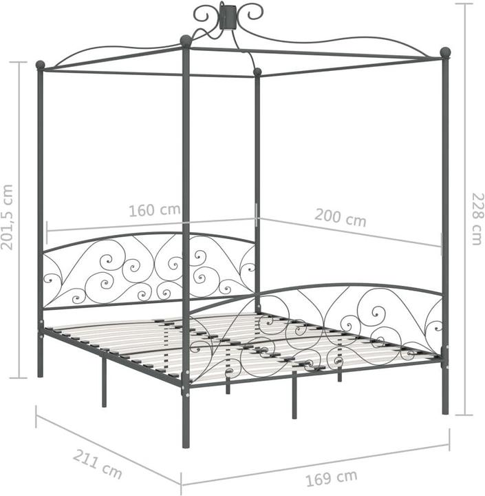 Image du produit vidaXL Bettgestell (160 x 200 cm)