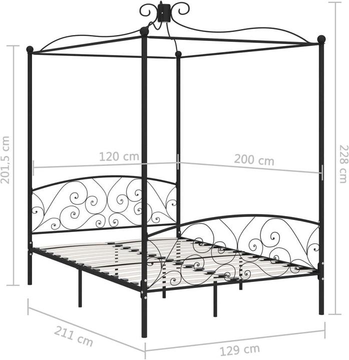 Image du produit vidaXL Bettgestell (120 x 200 cm)