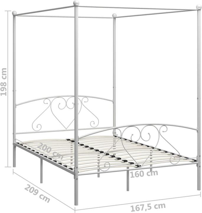 Produktbild vidaXL Bettgestell (160 x 200 cm)