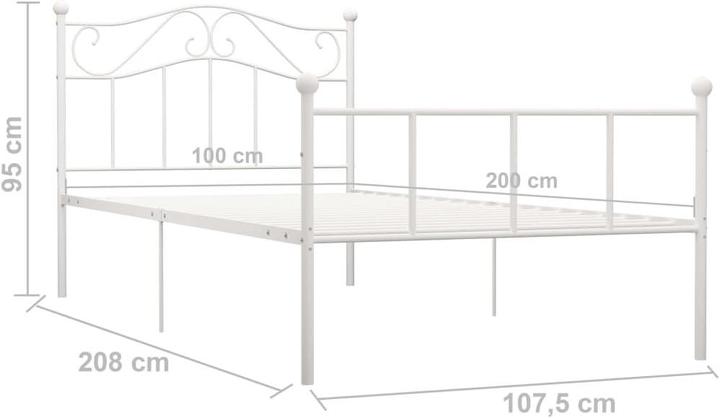 Image du produit vidaXL Bettgestell (100 x 200 cm)