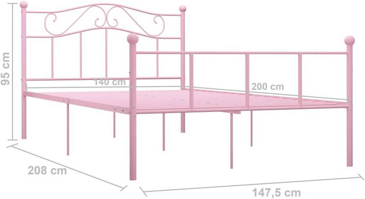 Image du produit vidaXL Bettgestell (140 x 200 cm)