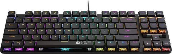 Productafbeelding Canyon Klawiatura Cometstrike TLK GK-50 RGB VS Czarna (87 Sleutels)