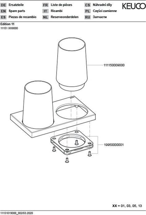 Produktbild Keuco Doppelglashalter Edition 11 Echtkristall/chrom 11151