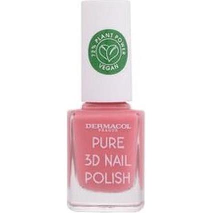 Dermacol, Nagellack, Natural nail polish Pure 3D (Nail Polish) 11 ml - Shade: 02 Absolute White (02 Absolute White)