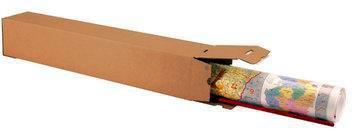 Actual product image Transpak Cardboard box 1-wall Quattropack Premium dimensions 105x105x875mm A0 quality 1.30 B brown automatic (10 x)