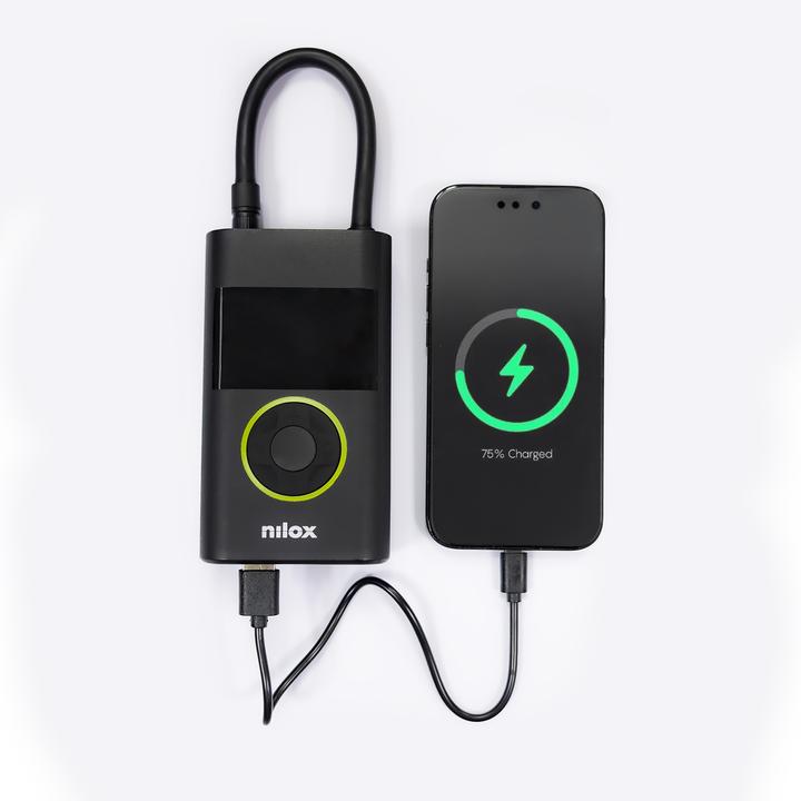 Actual product image Nilox Compressore ad Aria Portatile Multifunzione