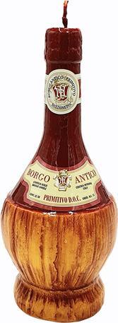 Actual product image Cereria Introna Candle wine bottle