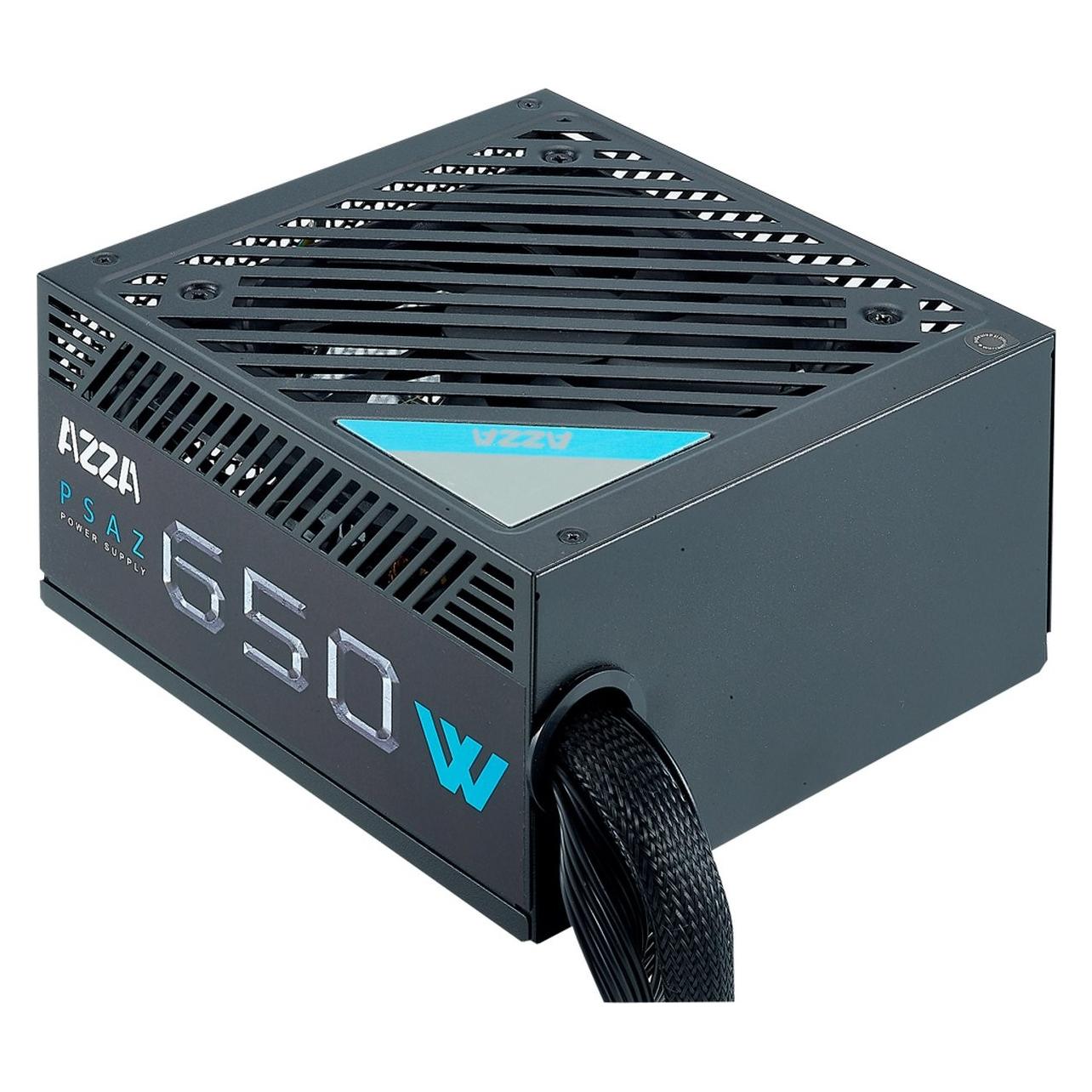 Azza Netzteil 650w Psaz 120mm black 80+ Bronze retail - Pc-/Server Netzteil - Atx