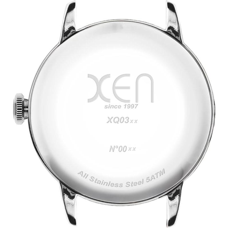 Thumbnail - Xen, Armbanduhr, Armbanduhr Classic XQ0303, Schwarz, Grün, (Analoguhr, 41 mm)