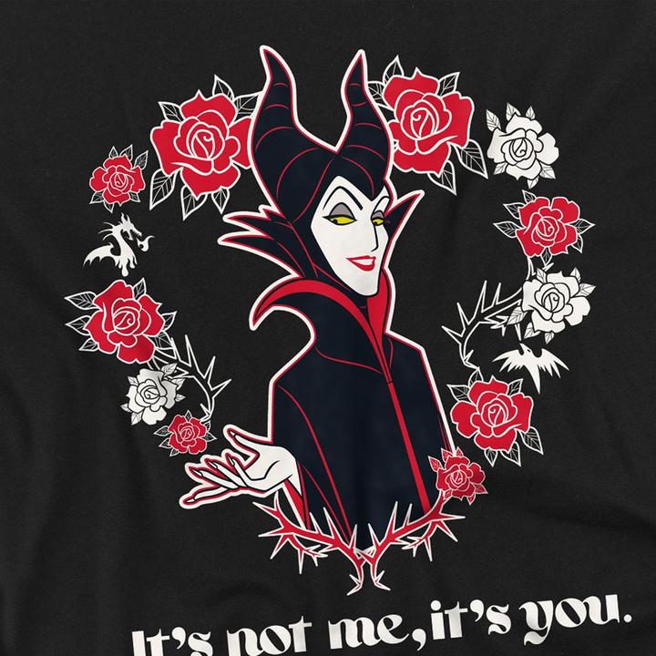 Immagine prodotto Disney Villains It's Not Me, It's You Maglietta San Valentino Maleficent Adulto Unisex (XL)