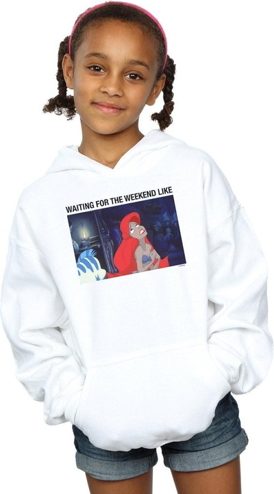 Image du produit Disney - Sweat à capuche THE LITTLE MERMAID WAITING FOR THE WEEKEND - Fille (140, 146)