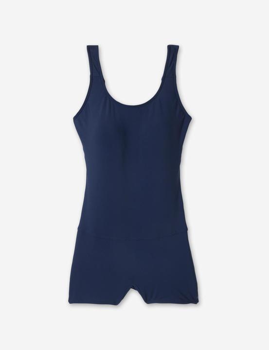 Image du produit Nabaiji Maillot de bain 1 pièce shorty natation Femme - Dova bleu marine (36)