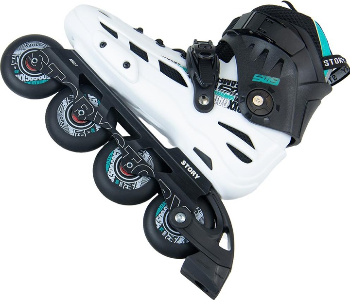 Immagine prodotto Story Pattini in linea Demon bianchi 42 (1101051094359) (42)