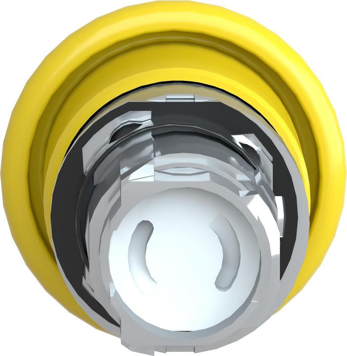 Productafbeelding Schneider Electric Knop 22mm paddestoelkop geel
