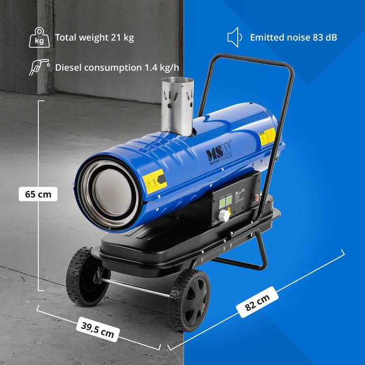 Actual product image MSW Diesel Heater - 20000 W - 20 l