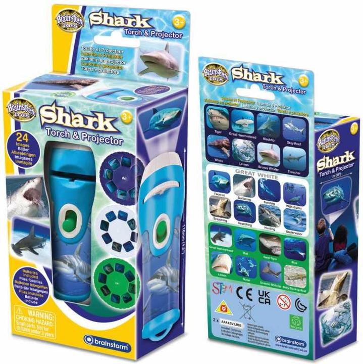 Produktbild Brainstorm Taschenlampe & Projektor Sharks (Deutsch, Französisch, Italienisch, Englisch)