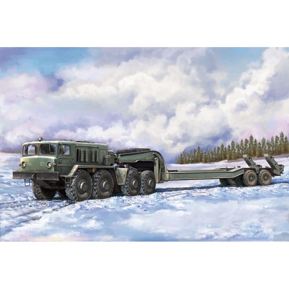 Thumbnail - Trumpeter MAZ-537G intermediate type with MAZ/ChMZAP 5247G semi-trailer