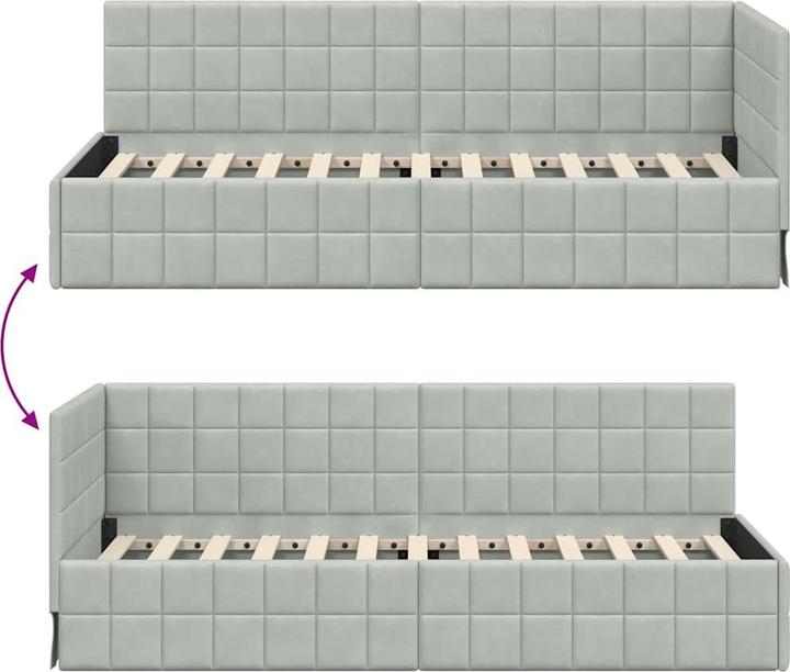 Image du produit vidaXL Eckbett (80 x 200 cm)