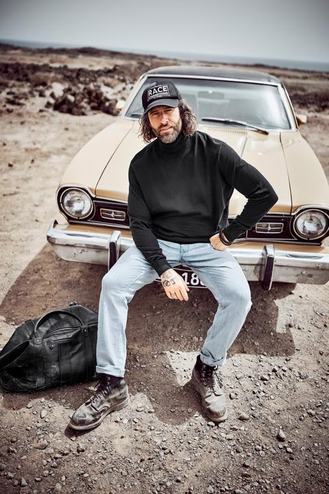Produktbild JP1880 Rollkragenpullover, Feinstrick (XXL)