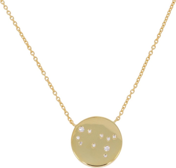 Produktbild Sif Jakobs Collier Zodiaco Zwilling vergoldet (925 Sterling Silber, 48 cm)