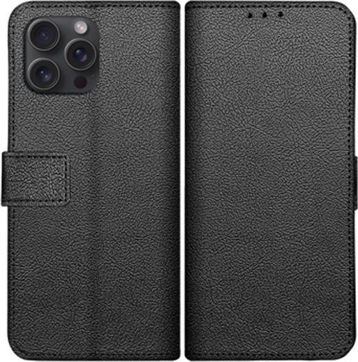 Produktbild Just in Case Pu-Leder Book HÃ¼lle Schwarz Apple iPhone 15 Pro Max (Apple iPhone 15 Pro Max)