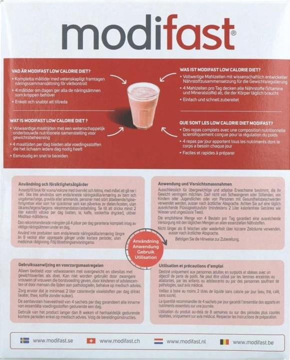 Produktbild Modifast Drink Erdbeere (Erdbeer)