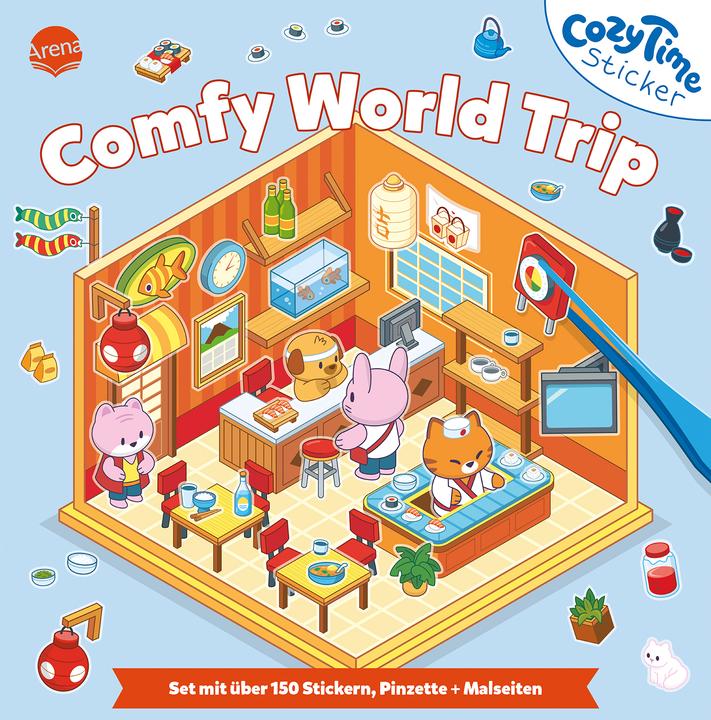 Produktbild Arena Cozy Time Sticker. Comfy World Trip